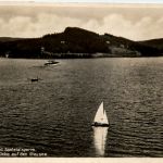 Saalburg, Blick v.d.Brücke auf den Stausee