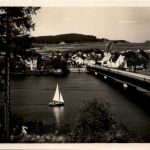 Saalburg, Blick auf Brücke und Stadt