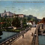 Gera, Untermhäuserbrücke mit Schloss und Kirche