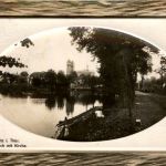 Bad Klosterlausnitz, Klosterteich mit Kirche