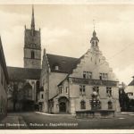 Friedrichshafen, Rathaus mit Zeppelinbrunnen