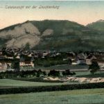 Kahla - Totalansicht mit der Leuchtenburg