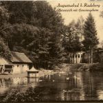 Augustusbad, Ententeich mit Genesungsheim