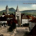 Jena, Partie am Johannistor mit Hausberg