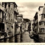 Freiburg i.Br., die Altstadt an der Fischerau