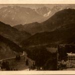 Oberaudorf am Inn, Blick vom Tatzelwurm auf St. Georg und Kaisergebirge