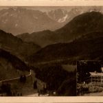 Oberaudorf am Inn, Blick vom Tatzelwurm auf St. Georg und Kaisergebirge