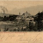 Villach, Warmbad vom Tennisground aus