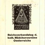 Mariazell, Reichsverbandstag d. kath. Mädchenvereine österreichs