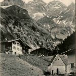 Oberstdorf, Einödsbach mit der Mädelegabel