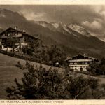 Der Pfandlhof im Kaisertal mit zahmen kaiser