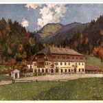 Hotel Marienwasserfall Grünau bei Maria Zell signed Otto Stoitzer