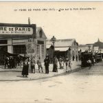 Foire de Baris Mai 1917 - Vue sur le Pont Alexandre III