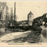 chateauneuf sur Cher - Le Chateau et le deversoir
