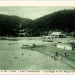 Lac Chambon - La Plage et ses Baigneurs