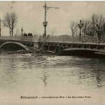 Billancourt - Inondations 1910 Le nouveau Pont