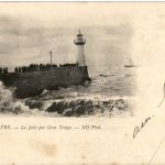 Le Havre - La jetee par gros Temps