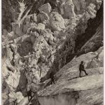 Chamonix - Passage d une echelle route du Mont blanc