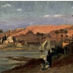Evening near Gizeh
