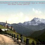 Blick v d Dolomitenstrasse auf Pieve di Livinallongo Buchenstein