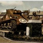 Bastogne - Le Tank et le Buste du General Mac Auliffe