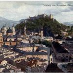 Salzburg vom Restaurant Elekt. Aufzug