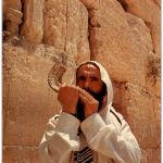 Widderhornbläser an der Klagemauer in Jerusalem
