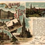 Gruss aus Ulm - Litho