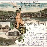Gruss aus Neustadt Haardt - Litho