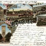 Gruss aus Landsberg - Litho