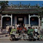 Macao - The front view of the famous temple Kun yum