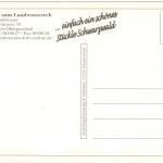 Elzach Oberprechtal - Gasthaus zum Landwassereck