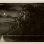 Die Loreley bei Nacht