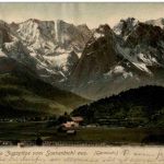 Garmisch - Blick auf Zugspitze vom Sonnenbichl aus