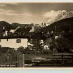 Mittenwald - PArtie mit Kirche