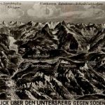 Berchtesgaden Blick über den Untersberg gegen Süden