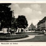 Paderborn - MAriensäule mit Rathaus