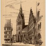 HAnnover - Baudenkmäler Künstlerkarte F. O. Goy