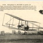 Aeroplane F. de Rue en plein vol
