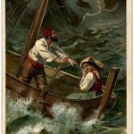 Segelboot Künstlerkarte E. Döcker