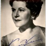 Paula Wessely - mit Autogramm