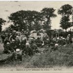 Grandes Manoeuvres - Batterie de 75 mm attendant les ordres