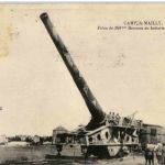 Camp de Mailly - Piece de 340mm Berceau en batterie