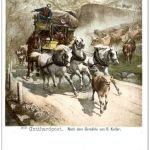 Gotthardpost - Rudolf Koller - Postkutsche