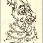 Neu Romananball 1949 gelaufen in Bourg