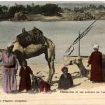 Chameliers et ses enfants au bord du Nil