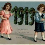 Neujahr - Jahreszahl 1913