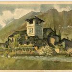 Locarno - San Vittore - Künstlerkarte Otto Honegger