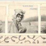 Neujahr - Frau - Jugendstil