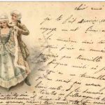 Frau und Mann - Litho